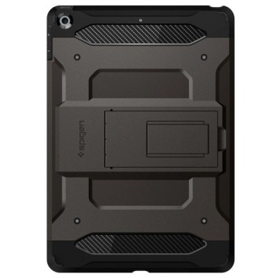 Apple iPad 10.2 (2019) Spigen Tough Armor Tech sustiprintos apsaugos dėklas - juodas - nugarėlė | Priedai.lt