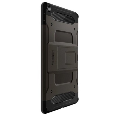 Apple iPad 10.2 (2019) Spigen Tough Armor Tech sustiprintos apsaugos dėklas - juodas - nugarėlė | Priedai.lt