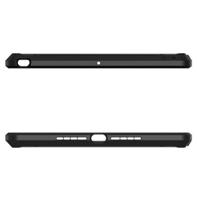 Apple iPad 10.2 (2019) Spigen Tough Armor Tech sustiprintos apsaugos dėklas - juodas - nugarėlė | Priedai.lt