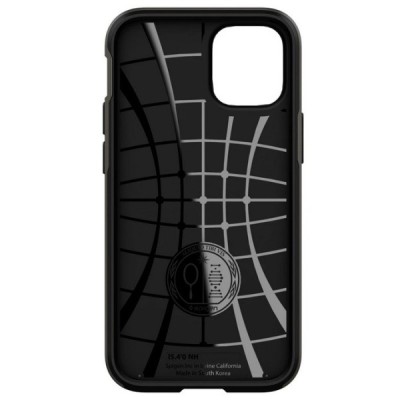 „Spigen“ Neo Hybrid Gunmetal sustiprintos apsaugos Apple iPhone 12 Mini juodas dėklas | Priedai.lt