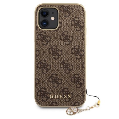 „Guess“ Apple iPhone 12 Mini rudas kieto silikono dėklas | Priedai.lt