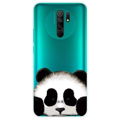 Xiaomi Redmi 9 „Panda“ kieto silikono TPU skaidrus dėklas - nugarėlė | Priedai.lt