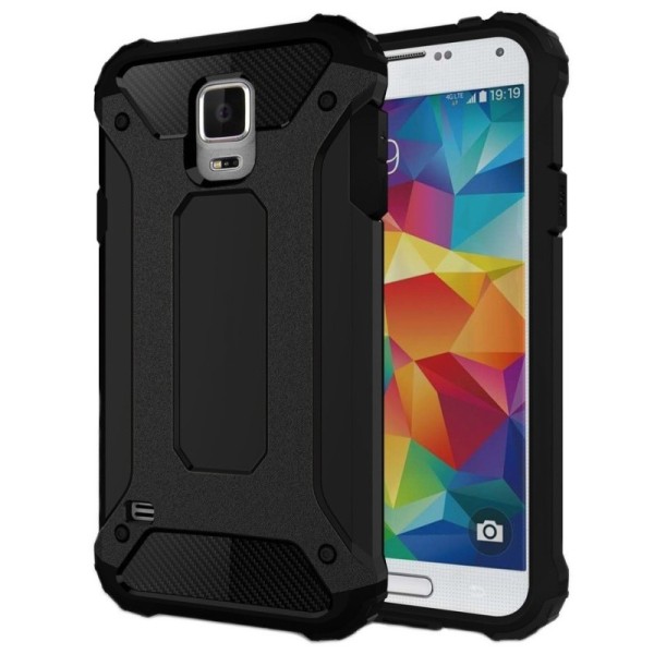 Sustiprintos apsaugos dėklas - juodas (Galaxy S5 / S5 Neo)