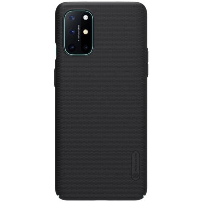 Nillkin Frosted Shield OnePlus 8T juodas plastikinis dėklas | Priedai.lt
