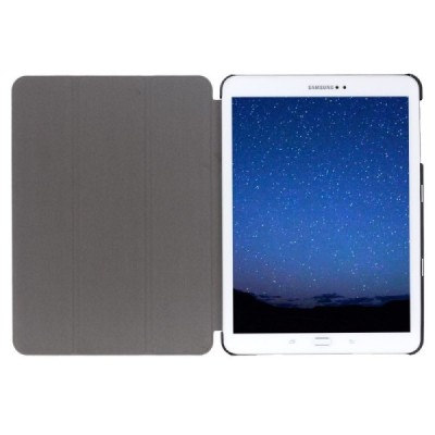Samsung Galaxy Tab S2 9,7 (T815, T810) atverčiamas rožinis odinis dėklas - knygutė (sulankstomas) | Priedai.lt
