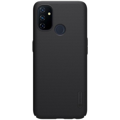 Nillkin Frosted Shield OnePlus Nord N100 juodas plastikinis dėklas | Priedai.lt