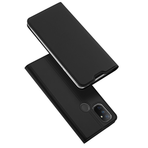 „Dux Ducis“ Skin atverčiamas dėklas - juodas (OnePlus Nord N100)