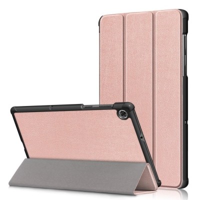Lenovo Tab M10 10.1" HD Gen 2 (TB-X306F, X306X) atverčiamas auksinis odinis dėklas (sulankstomas) | Priedai.lt