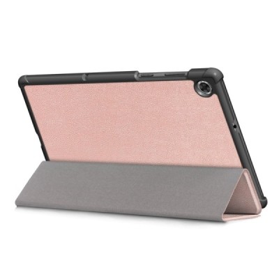 Lenovo Tab M10 10.1" HD Gen 2 (TB-X306F, X306X) atverčiamas auksinis odinis dėklas (sulankstomas) | Priedai.lt