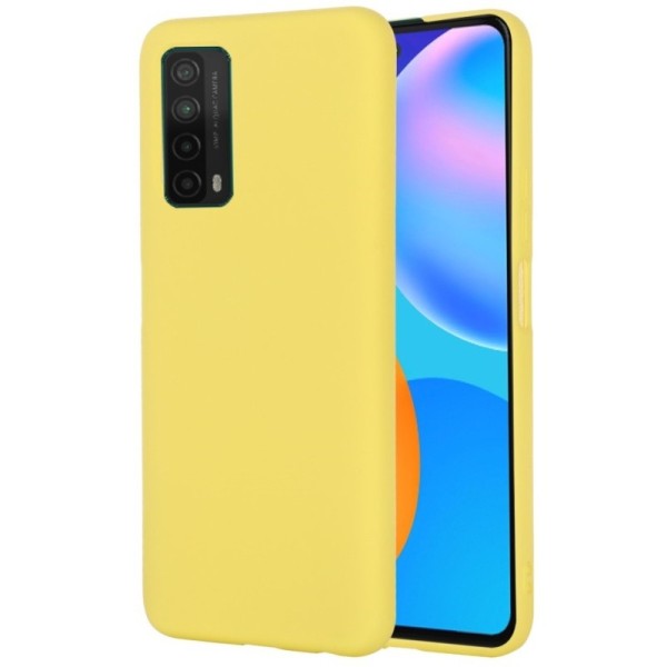 „Shell“ kieto silikono (TPU) dėklas - geltonas (P smart 2021)