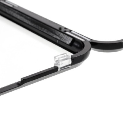 Huawei P smart 2021 Frame skaidrus (permatomas) magnetinis dvigubas plastikinis dėklas | Priedai.lt