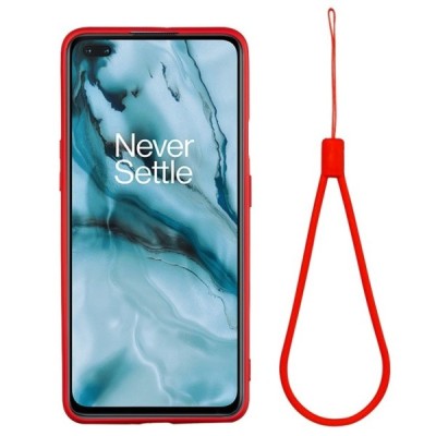OnePlus Nord Shell kieto silikono TPU raudonas dėklas - nugarėlė | Priedai.lt