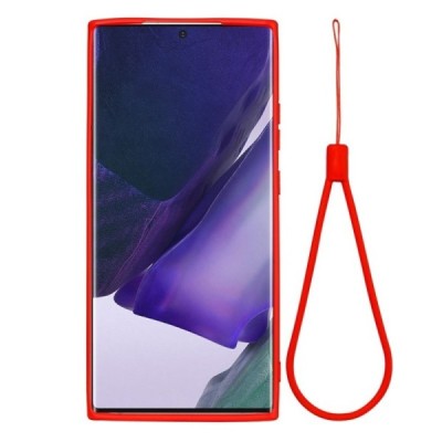 Samsung Galaxy Note 20 Ultra (N986F) Shell kieto silikono TPU raudonas dėklas - nugarėlė | Priedai.lt