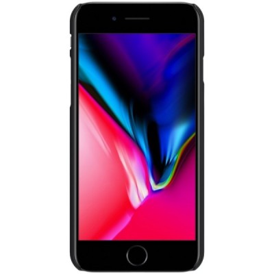 Nillkin Frosted Shield Apple iPhone SE 2020 (Apple iPhone SE 2022) juodas plastikinis dėklas | Priedai.lt