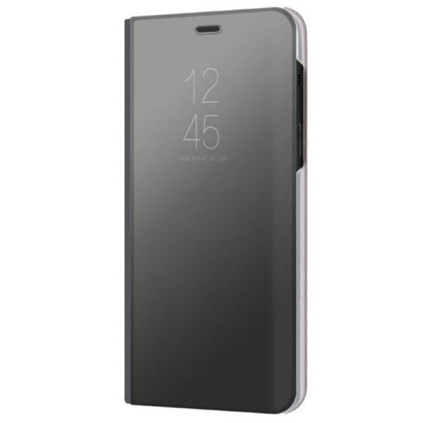 Plastikinis atverčiamas dėklas - juodas (Galaxy A8 2018)