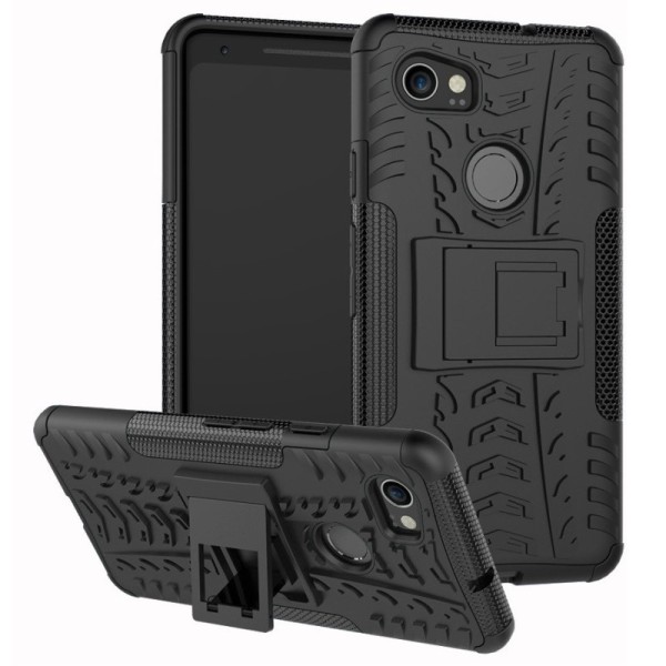 „Kickstand“ sustiprintos apsaugos dėklas - juodas (Pixel 2 XL)