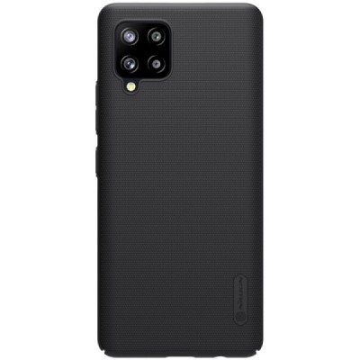 Samsung Galaxy A42 5G „Nillkin“ Frosted Shield juodas plastikinis dėklas, nugarėlė | Priedai.lt