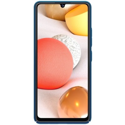 Samsung Galaxy A42 5G „Nillkin“ Frosted Shield mėlynas plastikinis dėklas, nugarėlė | Priedai.lt