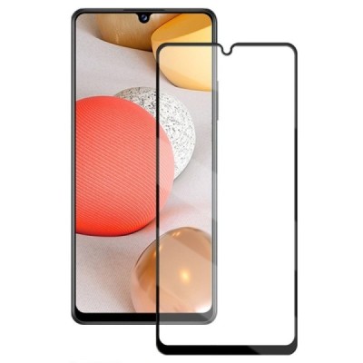 Samsung Galaxy A42 5G „Mocolo“ 9H Tempered Glass sustiprintos apsaugos juodas pilnai dengiantis apsauginis ekrano stiklas 0,26 m