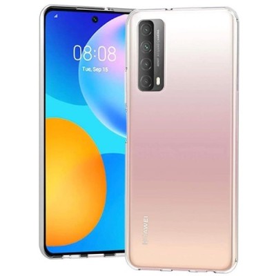 Huawei P smart 2021 kieto silikono TPU skaidrus dėklas - nugarėlė | Priedai.lt