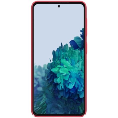 Samsung Galaxy S21 (G991B) Nillkin Frosted Shield raudonas plastikinis dėklas, nugarėlė | Priedai.lt