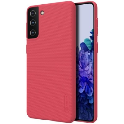 Samsung Galaxy S21+ (G996B) Nillkin Frosted Shield raudonas plastikinis dėklas, nugarėlė | Priedai.lt