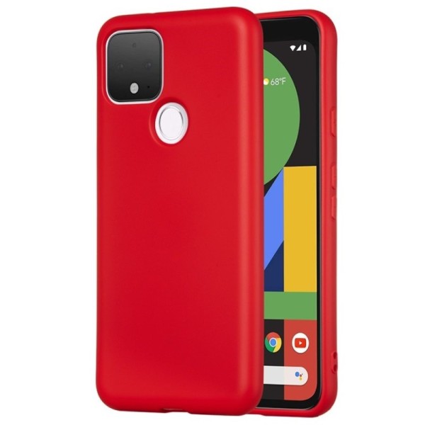„Shell“ kieto silikono (TPU) dėklas - raudonas (Pixel 4A 5G)