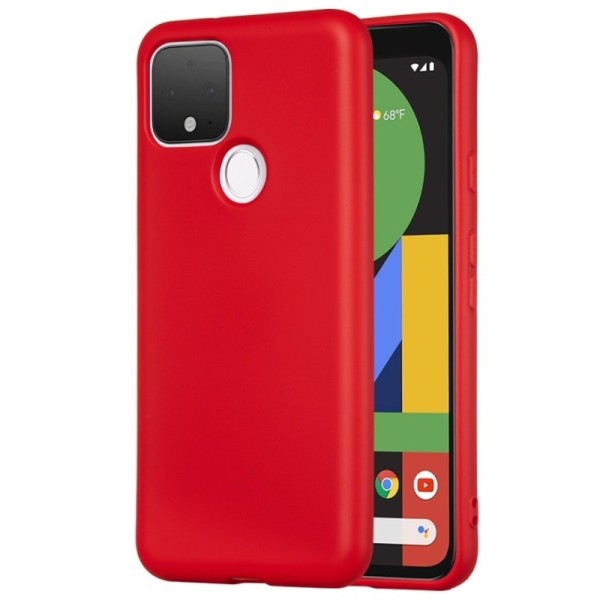 „Shell“ kieto silikono (TPU) dėklas - raudonas (Pixel 5)