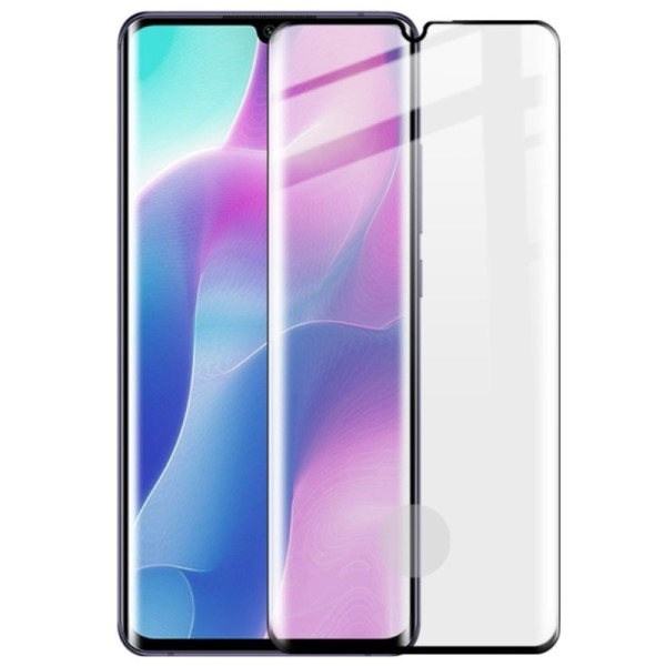„Imak“ Tempered Glass pilnai dengiantis apsauginis ekrano stiklas 0.2 mm - juodas (Mi Note 10 / Mi Note 10 Pro / Mi Note 10