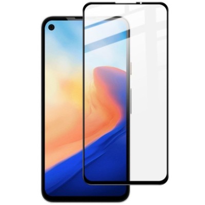 Google Pixel 4A 4G Imak 9H Tempered Glass sustiprintos apsaugos juodas pilnai dengiantis apsauginis ekrano stiklas 0,2 mm | Prie