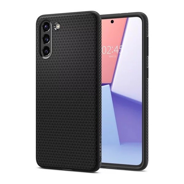 „Spigen“ Liquid Air dėklas - juodas (Galaxy S21+)
