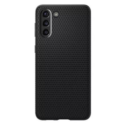 Samsung Galaxy S21+ (G996B) Spigen Liquid Air juodas kieto silikono dėklas - nugarėlė | Priedai.lt