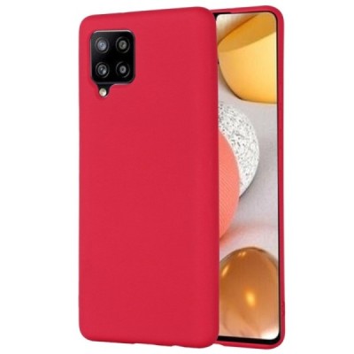 Samsung Galaxy A42 5G Shell kieto silikono TPU raudonas dėklas - nugarėlė | Priedai.lt