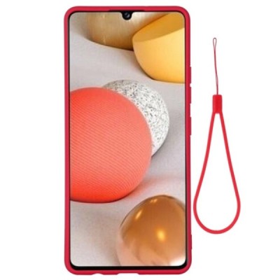 Samsung Galaxy A42 5G Shell kieto silikono TPU raudonas dėklas - nugarėlė | Priedai.lt