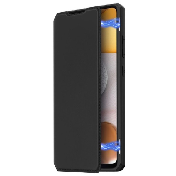 „Dux Ducis“ Skin X atverčiamas dėklas - juodas (Galaxy A42 5G)
