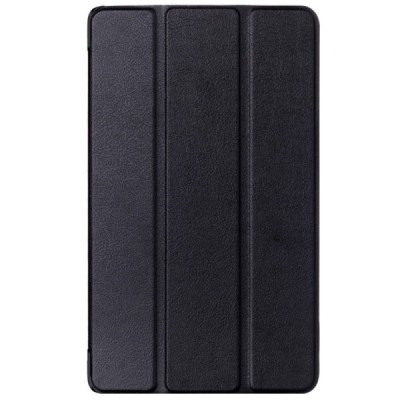 Huawei MediaPad M3 Lite 8.0 atverčiamas juodos spalvos odinis dėklas - knygutė | Priedai.lt