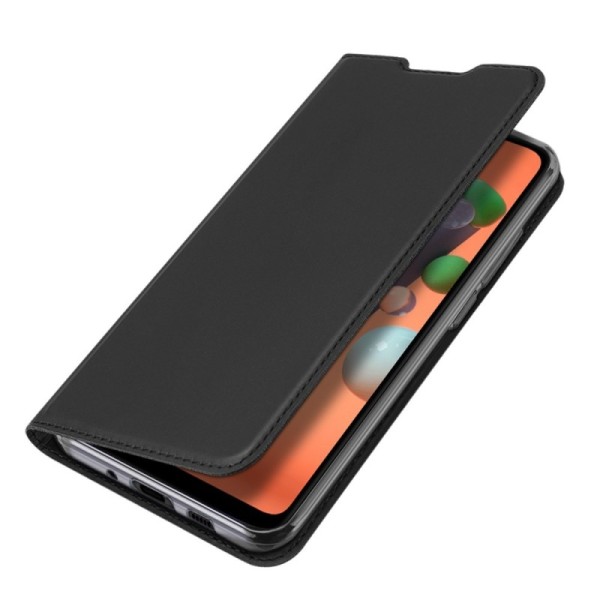 „Dux Ducis“ Skin atverčiamas dėklas - juodas (Galaxy M11)