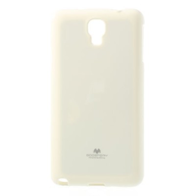 Mercury baltas Samsung Galaxy Note 3 Neo TPU kieto silikono dėklas (nugarėlė) / Priedai.lt