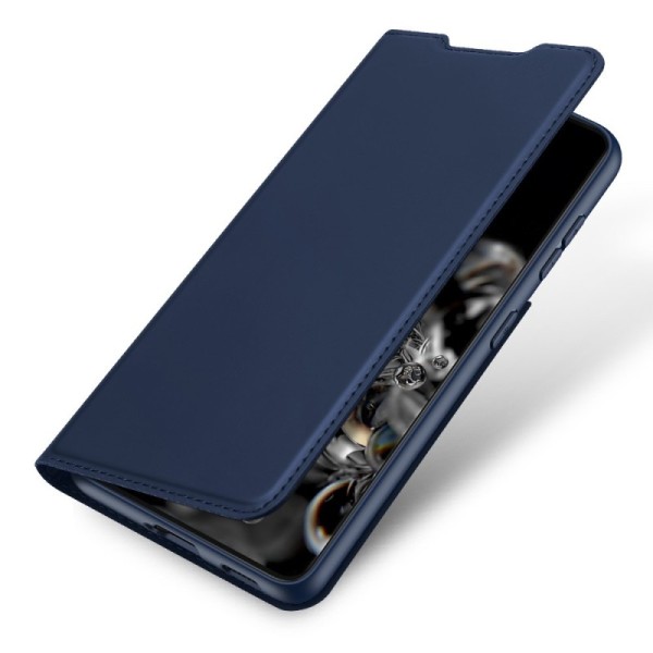 „Dux Ducis“ Skin atverčiamas dėklas - mėlynas (Galaxy S21+)