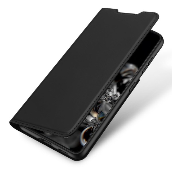 „Dux Ducis“ Skin atverčiamas dėklas - juodas (Galaxy S21 Ultra)