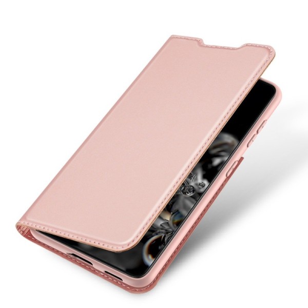 „Dux Ducis“ Skin atverčiamas dėklas - rožinis (Galaxy S21+)