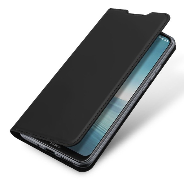 „Dux Ducis“ Skin atverčiamas dėklas - juodas (Nokia 3.4)