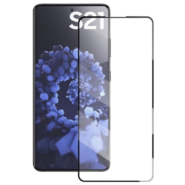 „Mocolo“ Tempered Glass apsauginis ekrano stiklas 0.26 mm - juodas (Galaxy S21)