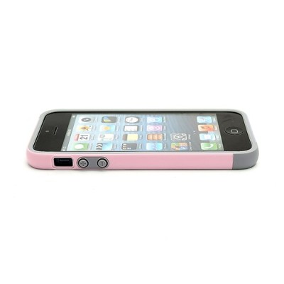 Violetinės, rožinės ir pilkos spalvų „Walnutt“ Trio kieto silikono (TPU) Apple iPhone SE (5, 5s) dėklas (rėmelis) - kraštų apvad