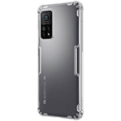Xiaomi Mi 10T (Mi 10T Pro) Nillkin Nature plonas skaidrus (permatomas) silikoninis TPU bespalvis dėklas | Priedai.lt