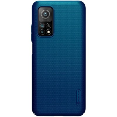 Xiaomi Mi 10T (Mi 10T Pro) Nillkin Frosted Shield mėlynas plastikinis dėklas, nugarėlė | Priedai.lt