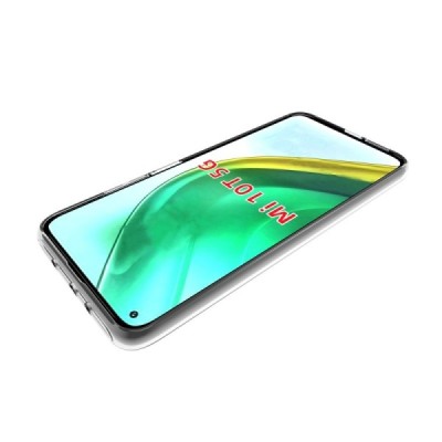 Xiaomi Mi 10T (Mi 10T Pro) kieto silikono TPU skaidrus dėklas - nugarėlė | Priedai.lt