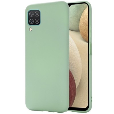 Samsung Galaxy A12 (A125F) Shell kieto silikono TPU žalias dėklas - nugarėlė | Priedai.lt
