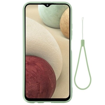 Samsung Galaxy A12 (A125F) Shell kieto silikono TPU žalias dėklas - nugarėlė | Priedai.lt