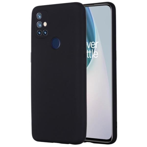 „Shell“ kieto silikono (TPU) dėklas - juodas (OnePlus Nord N10 5G)